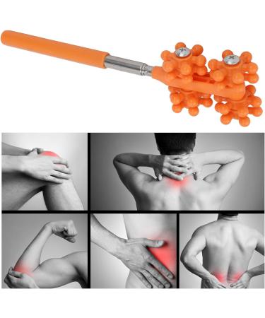 Verdant Touch Back Muscle Roller - Telescopic & Foldable Massager for Ultimate Relaxation | International Shipping Available - Buy Online on GoSupps.com