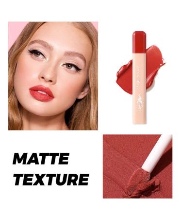 Shop Matte Lip Gloss Set - Waterproof Non-Stick 4PC Velvet Lipstick for Long-Lasting Shine | International Shipping Available - Buy Online on GoSupps.com