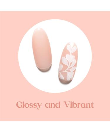 Beetles Gel Nail Polish 2002-Cream Tan 15ml - Nude Translucent Neutral Color Gel Polish | Soak Off LED Lamp Gel Nails French Manicure Art - 0.5oz - Buy Online on GoSupps.com