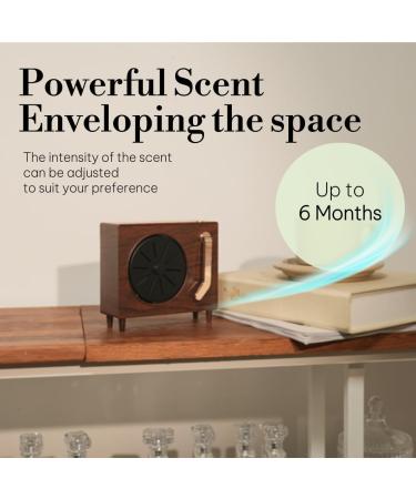 Turntable Diffuser Gift Set - Antique Edition with Laundry Cotton | Waterless Terracotta Refill Kit & Essential Oil | Aromatherapy Diffuser with Timer | Pet Safe Air Freshener for Home - Buy Online on GoSupps.com