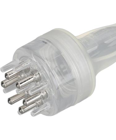 Scalp Applicator Comb Accurate Dosing 3ml Ball Root Comb Applicator Transparent Leakproof for Hair Care (Transparent White) - Buy Online on GoSupps.com