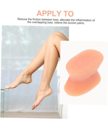 FOMIYES 8pcs Silicone Gel Toe Separator Pedicure Tools - Bunion Relief & Hammer Toe Straightener | Hallux Valgus Orthotics Divider - Buy Online on GoSupps.com