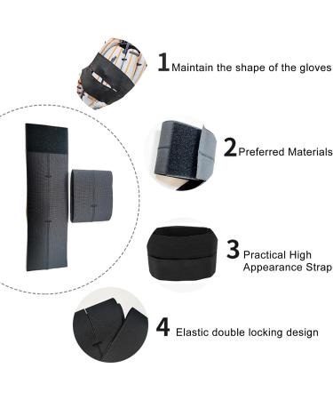 AMIJOUX Softball & Baseball Glove Band | Black Elastic Styling Keeper for Optimal Performance - Buy Online on GoSupps.com