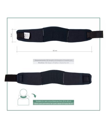 Ortones Roll Ruff - Removable Cervical Neck Support for Pain Relief | Blue | International Shipping - Buy Online on GoSupps.com