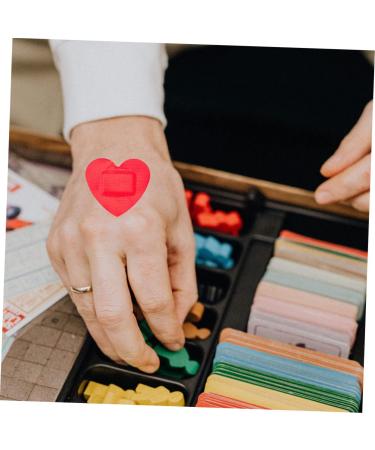 INOOMP 60 Sheets Heart Stickers - Adhesive Bandages for Kids | Waterproof & Breathable Patches | Bulk Large Adhesive Patches Kit - Buy Online on GoSupps.com