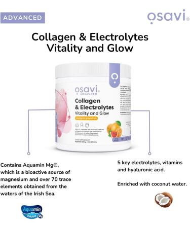  OSAVI Osavi Collagen Electrolytes Vitality and Glow Orange & Grapefruit - 300g - Buy Online on GoSupps.com