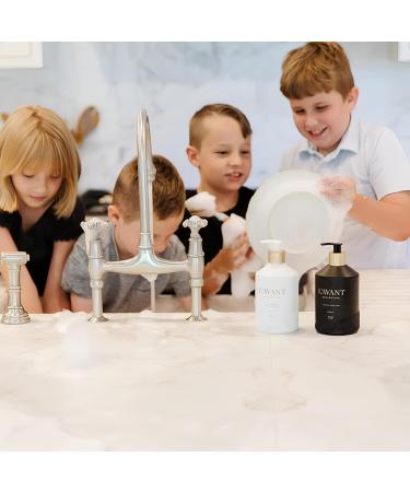 L AVANT Collective Luxury Home Essentials Bundle | High-Performing Dish Soap Hand Soap Multipurpose Cleaner Scrub Brush Lucite Tray | Eco-Friendly Fresh Linen - Buy Online on GoSupps.com