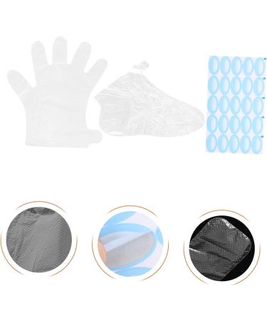 1 Set Disposable Hand and Foot Disposable Suit Disposable Gloves Foot Covers Paraffin Bath Foot Socks Anti-Tear Hand Waterproof Socks Liner Bath Mat Plastic - Buy Online on GoSupps.com