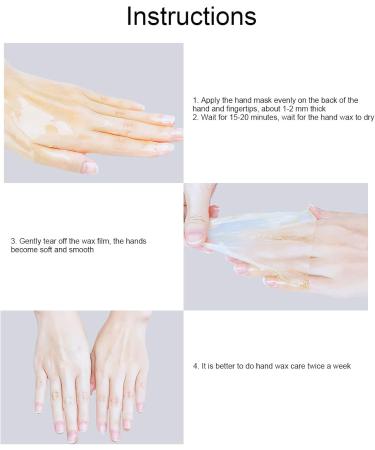 2pcs Peel Off Wax Hand Mask Honey Hand Wax Exfoliating Hand Mask Moisturizing Hand Care Supplies Hands Care Tool Hand Peel Mask Exfoliating Gloves For Hand Wax Exfoliating Hand Film Paraffin Hand Wax - Buy Online on GoSupps.com