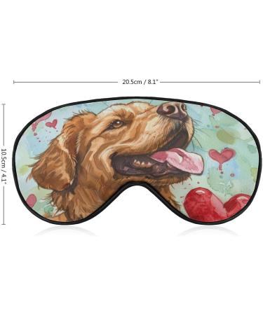 Light-Blocking Golden Retriever Sleep Mask - Comfortable Eye Cover for Women & Men | Perfect Gift for Mother's Day - Buy Online on GoSupps.com