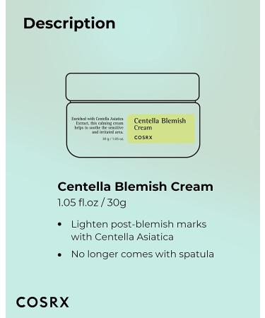 Buy Cosrx Centella Blemish Cream 1.05 oz | Acne Treatment & Skin Soothing - Buy Online on GoSupps.com