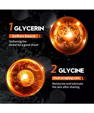 Men's Shaving Cream - Softens Beard Travel-Friendly Foam Mousse (60ml) for Smooth & Clean Shaving - Buy Online on GoSupps.com