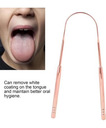 U-Shaped Stainless Steel Tongue Scraper Set - 2 Pieces for Oral Hygiene & Bad Breath Treatment | Perfect for Adults & Kids - Buy Online on GoSupps.com