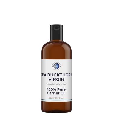 Mystic Moments | Sea Buckthorn Virgin Carrier Oil - 1 Litre - Pure & Natural Oil Perfect for Hair Face Nails Aromatherapy Massage and Oil Dilution Vegan GMO Free