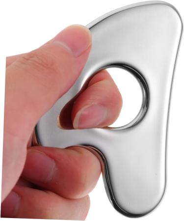 FOMIYES Scraping Board Reusable Massage Scraper Facial Massager Body Massage Plate Body Sculpting Tools Massage Tools Compact Face Scraper Scar Tissue Tool Stainless Steel Scraping Tablets - Buy Online on GoSupps.com