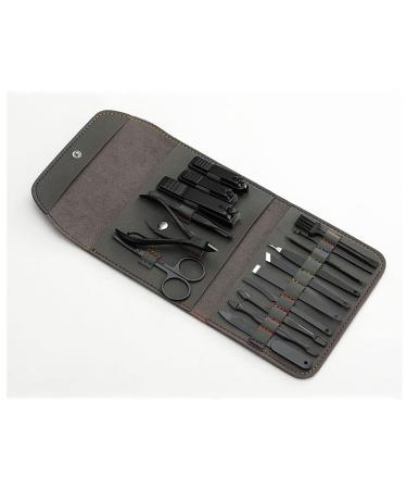 Nail Clippers Kit Men's Special Carbon Steel Nail Clipper Set Black Ear Spoon Tool Home Pedicure Nail Clipper Beauty Manicure Nail Tool Set Travel Nail Clippers (Color : C)