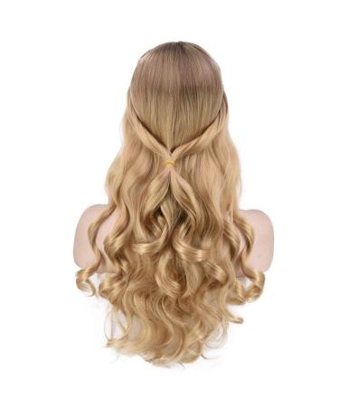 BGHJUE Blonde Gradient Braided Long Curly Heat Resistant Wig for Women - Premium Quality Blonde Hair - Buy Online on GoSupps.com