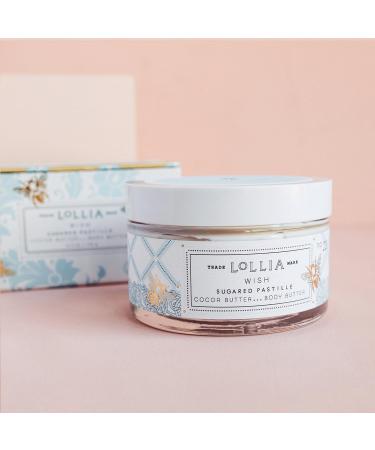 LOLLIA Wish Body Butter 5.5 oz. - Sugared Pastille Fragrance - Shea Butter & Cocoa Butter Body Lotion for Women Hydrating & Smooth Body Moisturizer - Buy Online on GoSupps.com