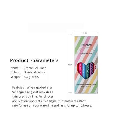 GL-Turelifes 6 Colors Matte Liquid Eyeliner Set - Waterproof Long Lasting Colorful Eyeliner Pens | Buy Online Worldwide - Buy Online on GoSupps.com