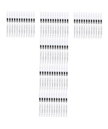 FOYTOKI 72 Pcs Eyeliner Pencil Waterproof White Eyeliner Colored Eyeliner White Pencil Makeup Wooden Pole