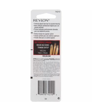 Revlon Expert Tweezer Slant Tip 3-Pack - Precision Eyebrow Hair Removal Tool - Buy Online on GoSupps.com