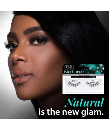Ardell Natural Lashes False Eyelashes 102 Black Demi - 4 Pack - Buy Online on GoSupps.com