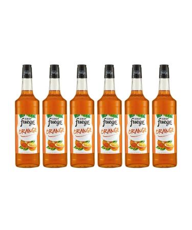 Fuego Syrup Orange - 6 x 1L