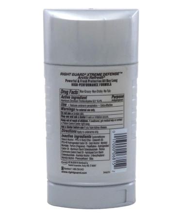 Right Guard Xtreme Defense 5 Arctic Refresh Antiperspirant 2.6 oz - Long-Lasting Protection & Freshness | Buy Internationally - Buy Online on GoSupps.com