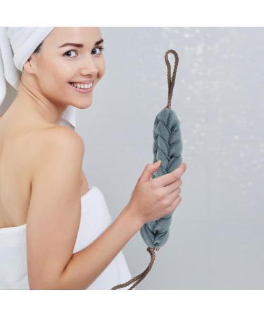 FOMIYES 2 Pcs Body Scrub for Men - Back Scrubber & Bathing Strip for Shower | International Shipping Available - Buy Online on GoSupps.com