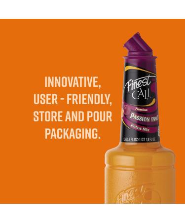 Finest Call PassionFruit Premium Fruit Puree 1L - Ideal for Cocktails, Cooking & Baking - Buy Online on GoSupps.com