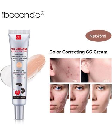 EXQST CC Concealer Foundation - Color and Redness Corrector with Centella Asiatica Moisturizing Makeup Base Lightening Complexion Concealer Soothing and Moisturizing Skin - Buy Online on GoSupps.com