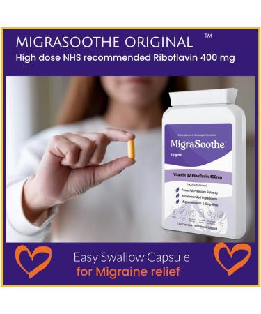 Bespoke Biotics Premium Vitamin B2 Riboflavin 400mg Capsules - UK Made Migraine Relief & Energy Support - Vegan Formula with Government Recommended Dosage - 60 Tablets - Buy Online on GoSupps.com
