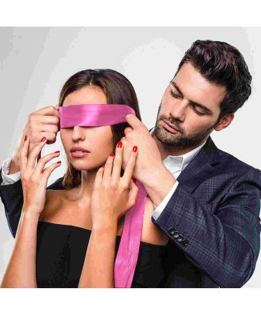 Soft Cotton Rope Binding Ropes 5m x 8mm - Durable Multipurpose Long Rope Set with Silk Blindfold Eye Mask - Black/Red (2pcs) + Pink/Purple (2pcs) - Buy Online on GoSupps.com