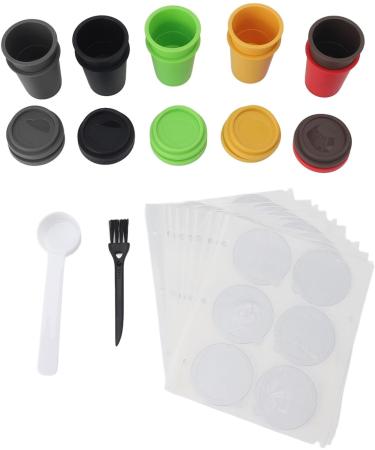  KIMISS Pack of 10 Disposable Bottom Sealed Aluminum Coffee Pods Filled with Complex and Rich Mixes Compatible with Coffee Macs - Buy Online on GoSupps.com