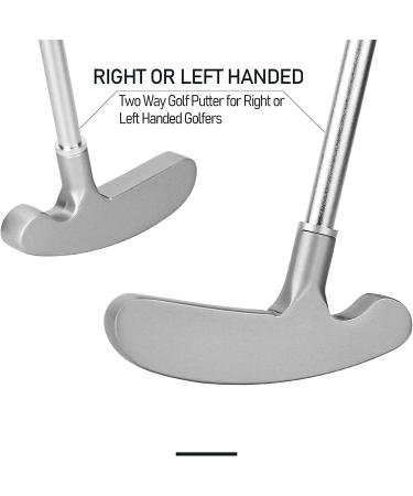 Jitnetiy Two Way Golf Putter 33 inch for Adult Teenagers - Removable Alloy Rod for Right or Left Handed Golfers - Red - Buy Online on GoSupps.com