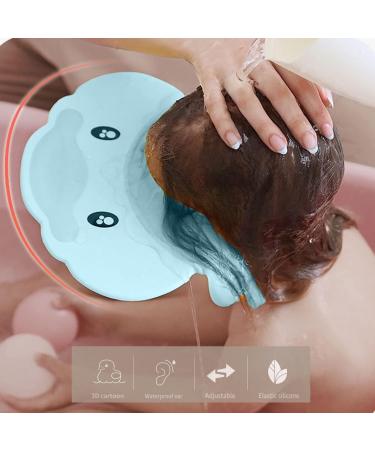 Ityoos Baby Shampoo Protection Cap | Adjustable Shower Hood for Children | Blue Elephant Ear Cap for Toddler Care - Buy Online on GoSupps.com
