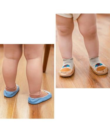 Ceguimos Baby Boys Girls Indoor Slippers 18-24 Months - 4 Pairs, Multicolor - Buy Online on GoSupps.com