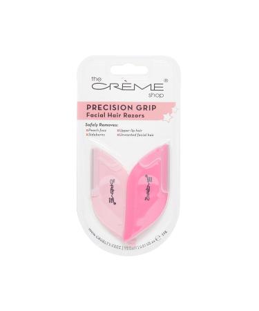 Buy The Creme Shop Precision Grip Facial Hair Razors - Multipurpose Dermaplaning Tool for Easy Eyebrow & Facial Hair Removal | Set of 2 - Buy Online on GoSupps.com