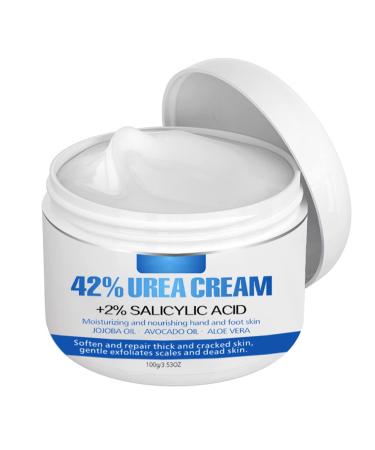 Urea 42% Foot Cream Cracked Heel Repair Cream Foot Cream Callus Remover for Dry and Hard Skin Natural Foot Moisturizer Nourishes Softens Dry Rough Cracked Dead Skin