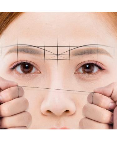 Angoily 2pcs Eyebrow Positioning Line Simple Eyebrow Mapping Ruler White Eyebrow Ruler Colorful Eyebrow Line - Buy Online on GoSupps.com