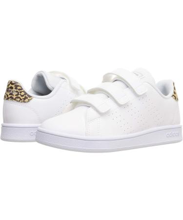adidas Kids Advantage Cf I Sneaker - Child 2 UK - White/Beige - Buy Online on GoSupps.com