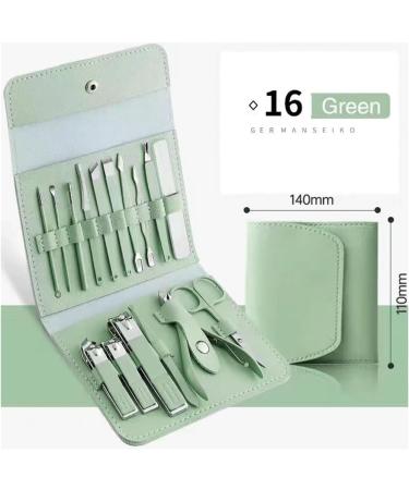 Portable Nail Clipper Set 16 Piece Set for Personal Body Care/Grooming Multifunctional - Buy Online on GoSupps.com