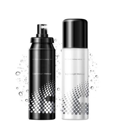 DuoZeng 2PCS Waterproof Setting Spray for Makeup Oil Control Makeup Setting Spray for Face Lightweight Hydrating Fixing Face Mist Long Lasting Smudge Proof Matte Glossy Make Up Finishing Facial Mist