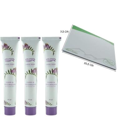 Sabrina Rudnik Hand and Nail Balm 45 ml Fressia Scent Pack of 3 + Notepad varivendo - Buy Online on GoSupps.com