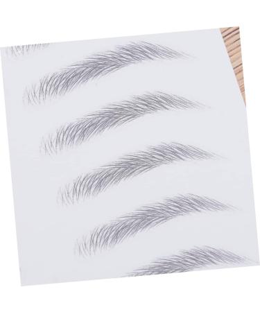 FRCOLOR 4 Pcs 3d Eyebrow Stickers Cosmetology Kit Makeup Stickers Imitation Eyebrow Make up Template Miss 1 count (Pack of 1) Blackx2pcs - Buy Online on GoSupps.com