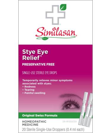 Similasan Stye Eye Relief Monodose 20 Count - Buy Online on GoSupps.com