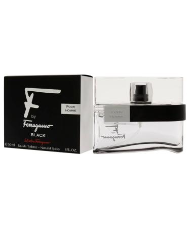 Salvatore Ferragamo Pour Homme Black Eau de Toilette Spray 1 oz - Premium Men's Fragrance - International Shipping Available - Buy Online on GoSupps.com