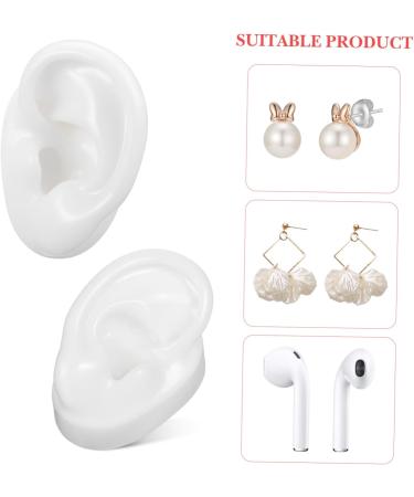 Artificial Ear Models - 3 Pairs Simulation Ear Mold for Jewelry Display & Studs Wearing | International Shipping Available - Buy Online on GoSupps.com