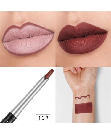 Lipliner Waterproof Lip Makeup - 17 Color Korean Lip Liner Pencil for Long-Lasting Lipstick and Stain - M One Size - Buy Online on GoSupps.com