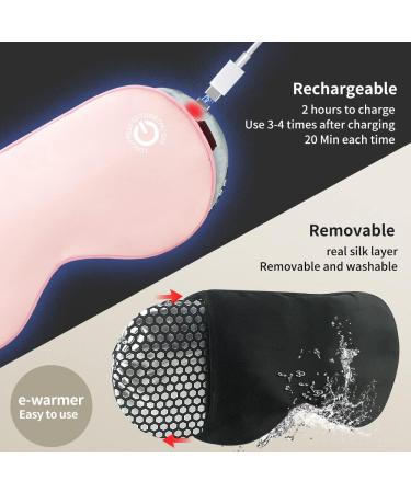 Ewarmer Cordless Heated Eye Mask for Stye Blepharitis Treatment - Relief for Dry Eyes, Chalazion, MGD - Warm Therapy with Flaxseed - Buy Online on GoSupps.com